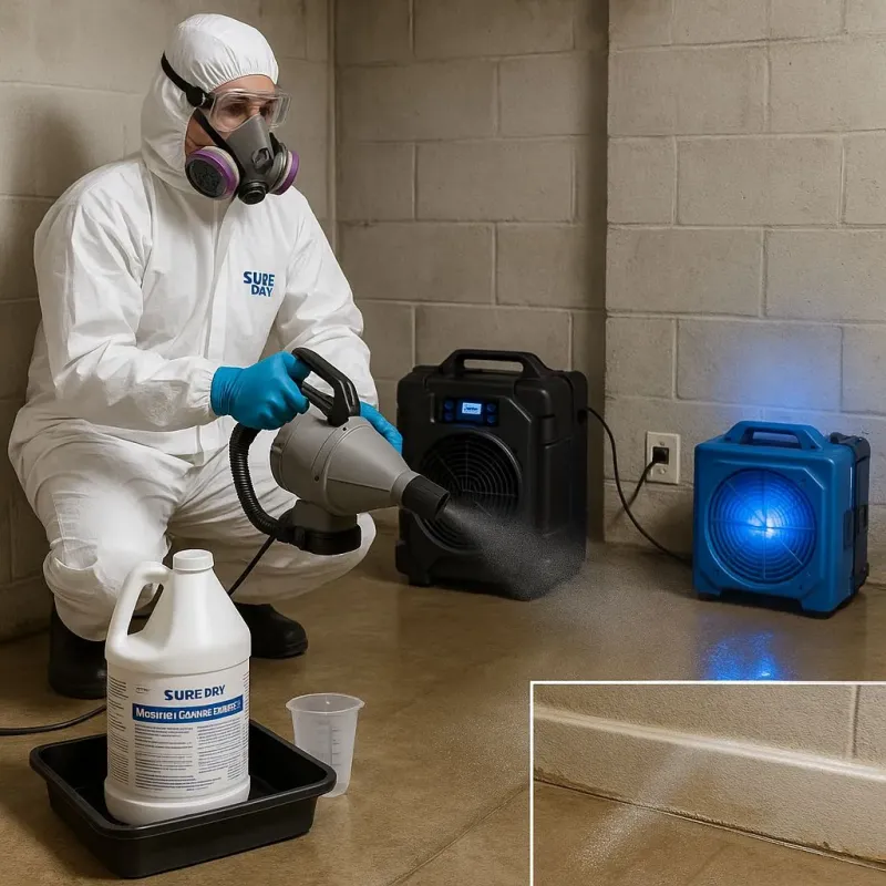 Sanitization and Odor Removal process in Milltown, NJ