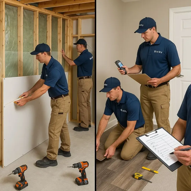 Repairs and Reconstruction process in Milltown, NJ