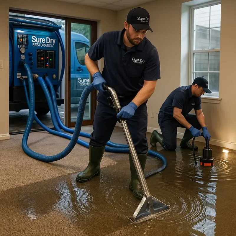 Water Extraction and Removal process in Milltown, NJ